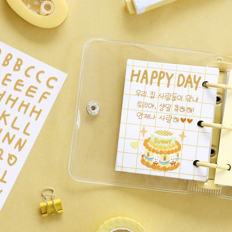 Iconic Calli Alphabet & Number Sticker Pack - Original