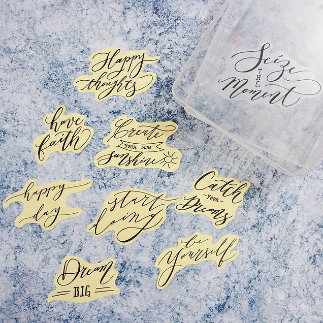 Mstandforc Calligraphy Stickers