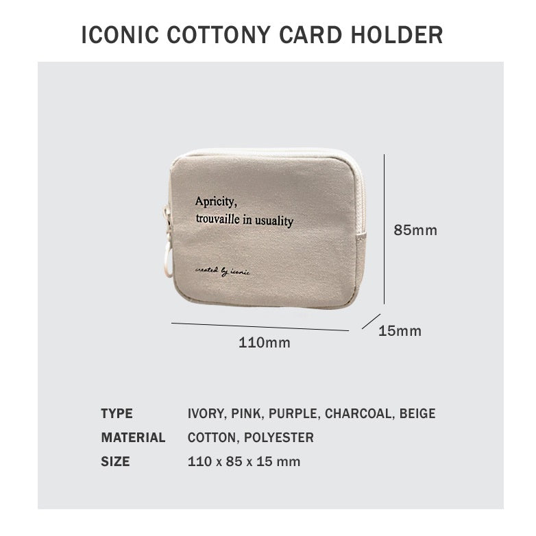 Iconic Cottony Card Holder