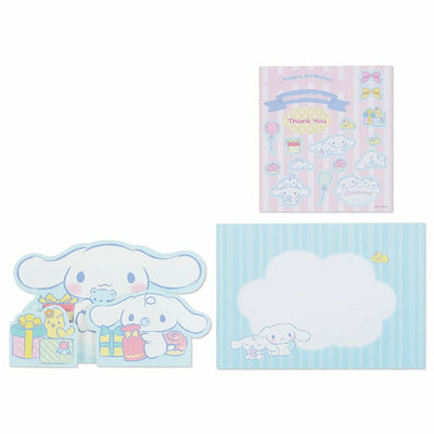 Sanrio Multipurpose Greeting Card with Stickers - Cinnamoroll Above the Clouds