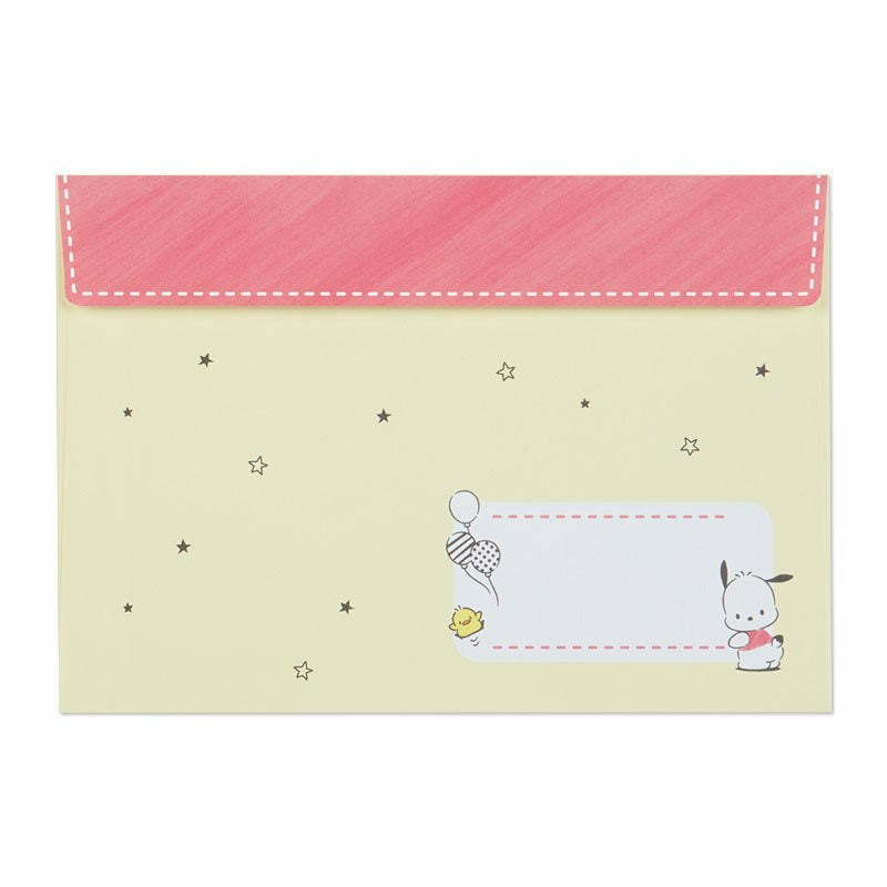 Sanrio Multipurpose Greeting Card with Stickers - Pochacco Carrot Cake