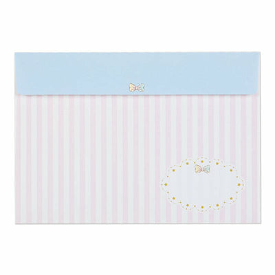 Sanrio Multipurpose Greeting Card with Stickers - Little Twin Stars Pink Starry Sky