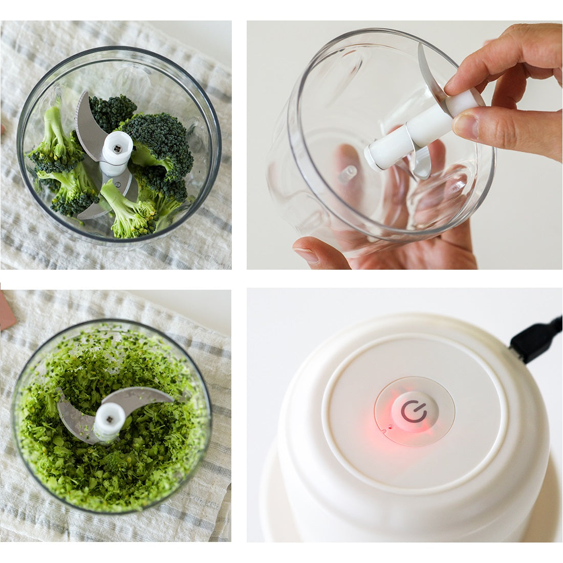 Dailylike Bonbon Portable USB Electric Chopper