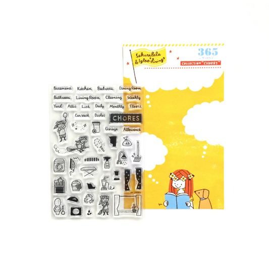 Sakuralala x Igloo*Dining* 365™ Clear Stamps - Chores