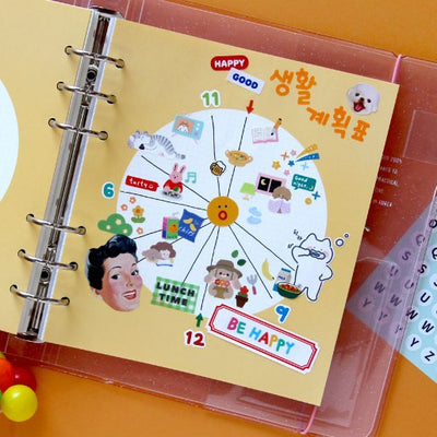 Jam Studio A6 Wide Deco Refill - 01 Colour Circle