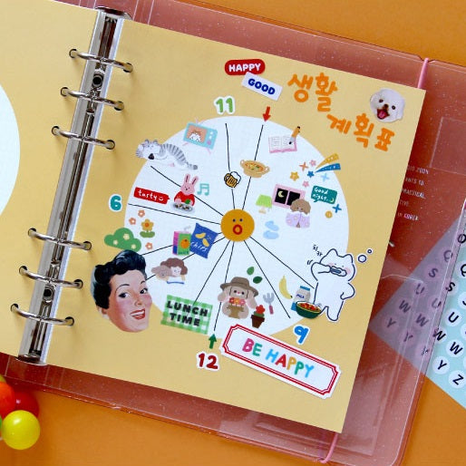 Jam Studio A6 Wide Deco Refill - 01 Colour Circle