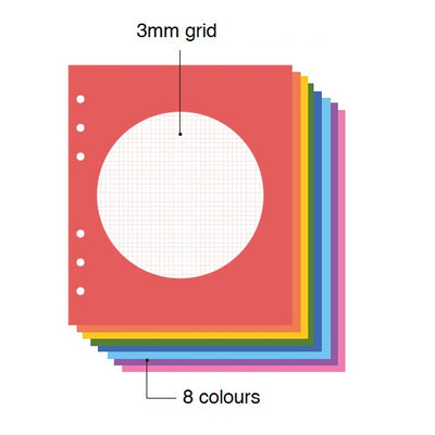 Jam Studio A6 Wide Deco Refill - 02 Soft Circle