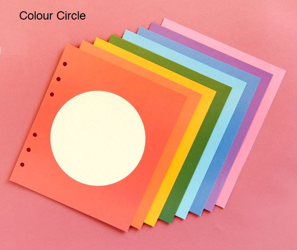 Jam Studio A6 Wide Deco Refill - 01 Colour Circle