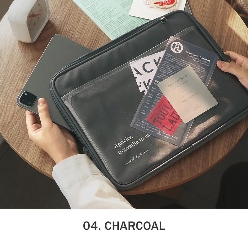 Iconic Cottony 13 Inch Clear Cover Laptop Case