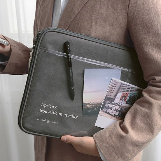 Iconic Cottony 13 Inch Clear Cover Laptop Case