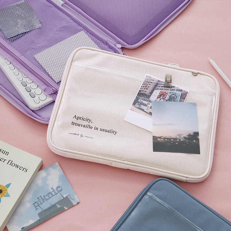 Iconic Cottony 13 Inch Clear Cover Laptop Case