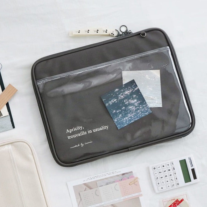 Iconic Cottony 13 Inch Clear Cover Laptop Case