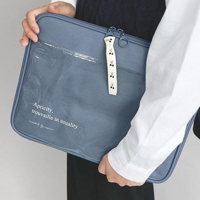 Iconic Cottony 13 Inch Clear Cover Laptop Case