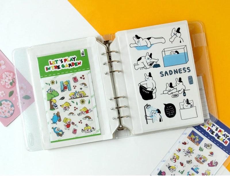 Jam Studio A6 Wide Sticker Pocket - L Size