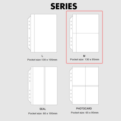 Jam Studio A6 Wide Sticker Pocket - M Size
