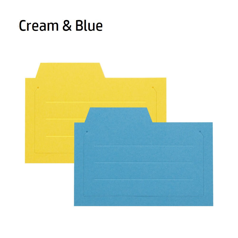 Yamazakura +lab Memo Note Clip - Cream & Blue