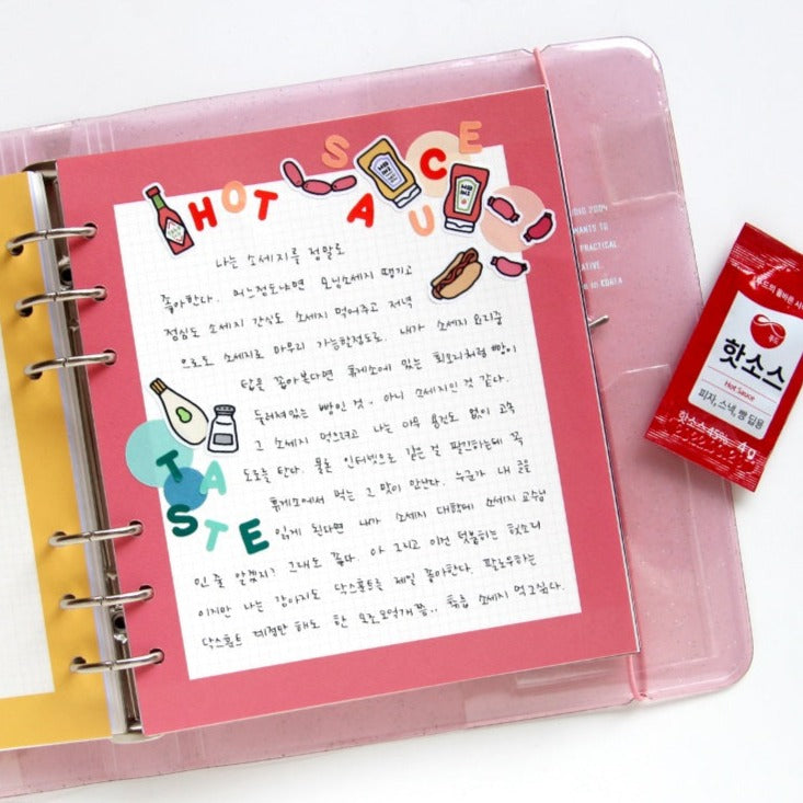 Jam Studio A6 Wide Deco Frame Refill - 01 Colour Frame