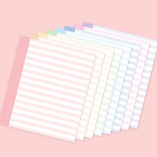 Jam Studio A6 Wide Colour Refill - Stripe