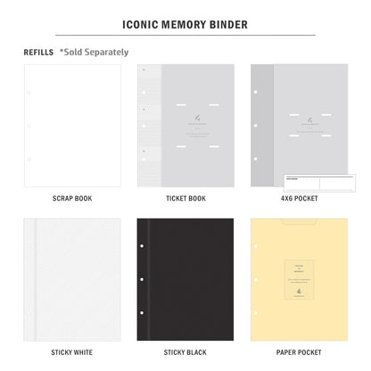 Iconic Pieces of Moment 3-Ring Binder Cover
