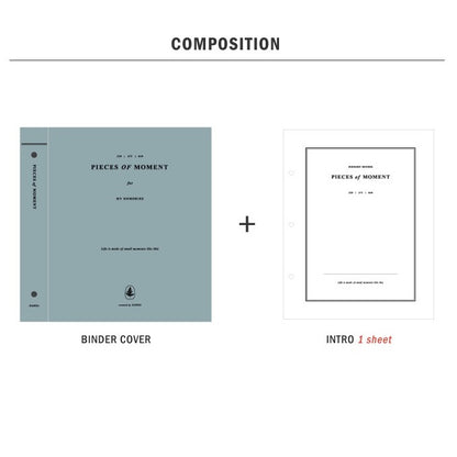 Iconic Pieces of Moment 3-Ring Binder Cover