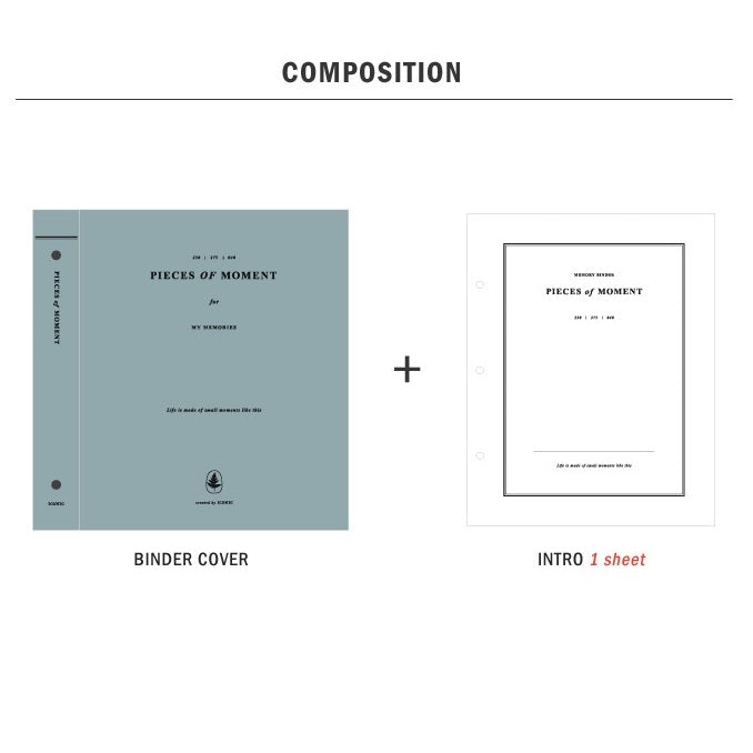 Iconic Pieces of Moment 3-Ring Binder Cover