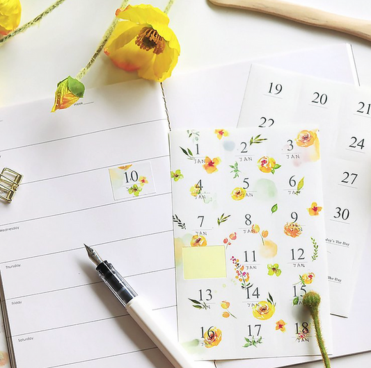 MU Lifestyle Planner Sticker for Print-On Stickers (2 Sizes)
