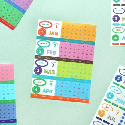 Iconic Diary Date Sticker