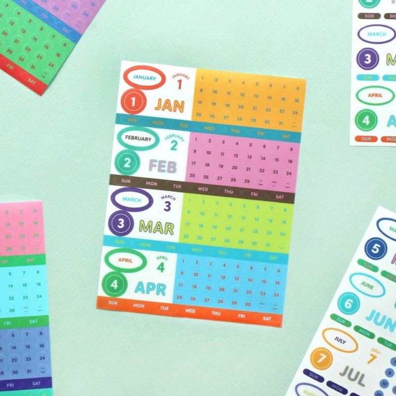Iconic Diary Date Sticker