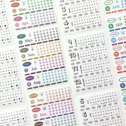 Iconic Diary Date Sticker