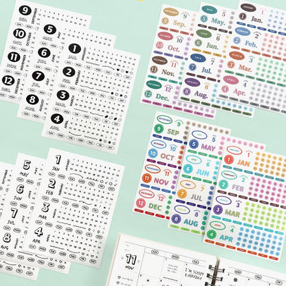 Iconic Diary Date Sticker