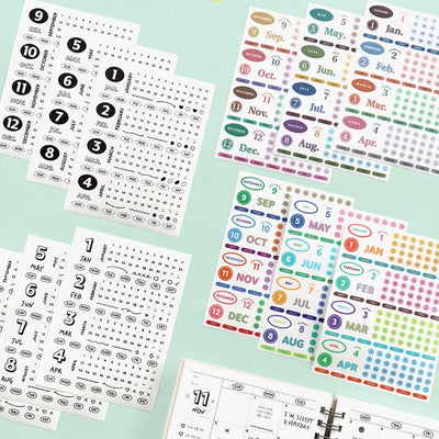 Iconic Diary Date Sticker