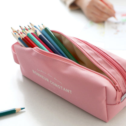 Iconic Dual Pencase - Pink