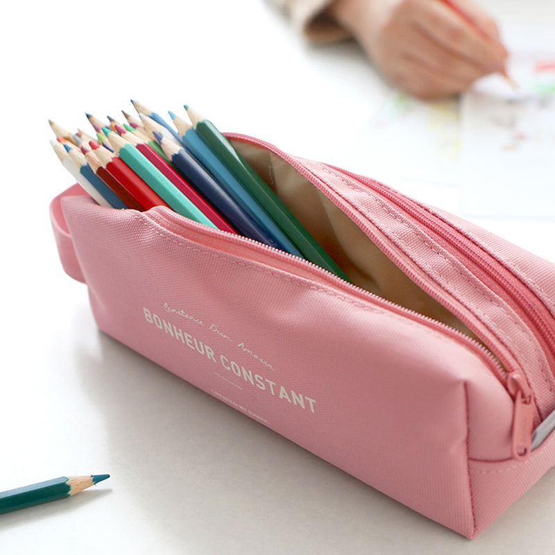 Iconic Dual Pencase - Pink