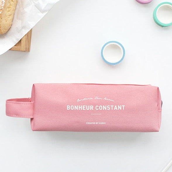 Iconic Dual Pencase - Pink