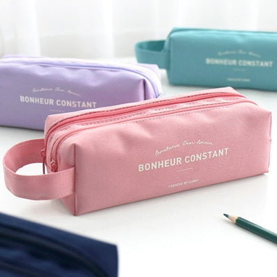 Iconic Dual Pencase - Pink