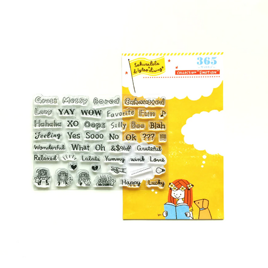 Sakuralala x Igloo*Dining* 365™ Clear Stamps - Emotions