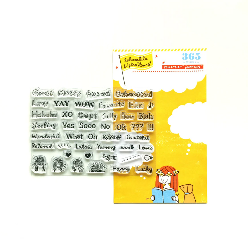 Sakuralala x Igloo*Dining* 365™ Clear Stamps - Emotions