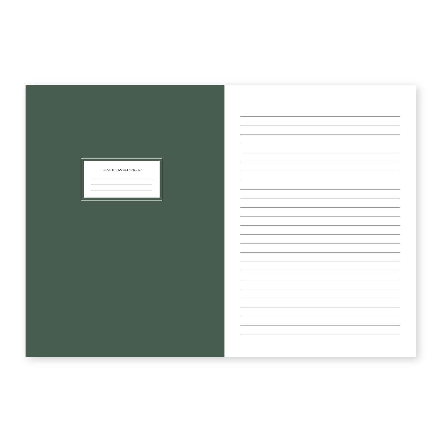 Ellen Walsh Designs A5 Lined Notebook - Falling Leaves