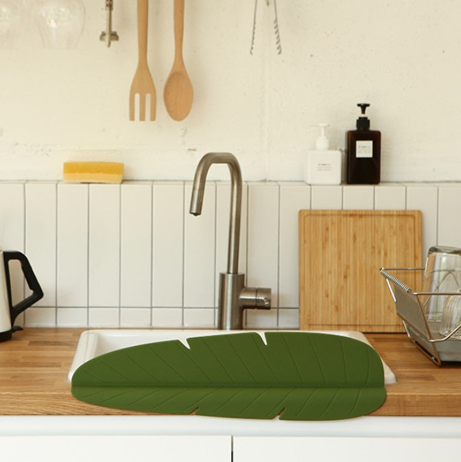 Dailylike Bonbon Silicone Sink Fence - Banana Leaf