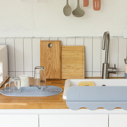 Dailylike Bonbon Silicone Sink Fence - Blue Grey Whale