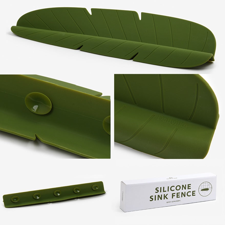 Dailylike Bonbon Silicone Sink Fence - Banana Leaf