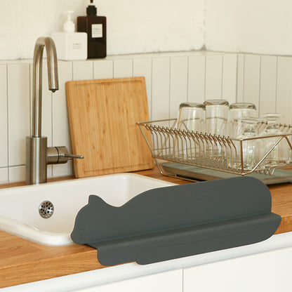 Dailylike Bonbon Silicone Sink Fence - Grey Cat