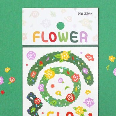 Appree Poljjak Frame Sticker - Flower