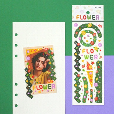 Appree Poljjak Frame Sticker - Flower