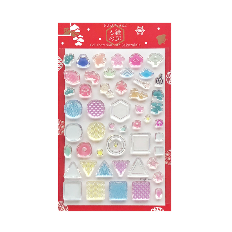 Sakuralala x Fukuwake Hanko Clear Stamps - Engimono