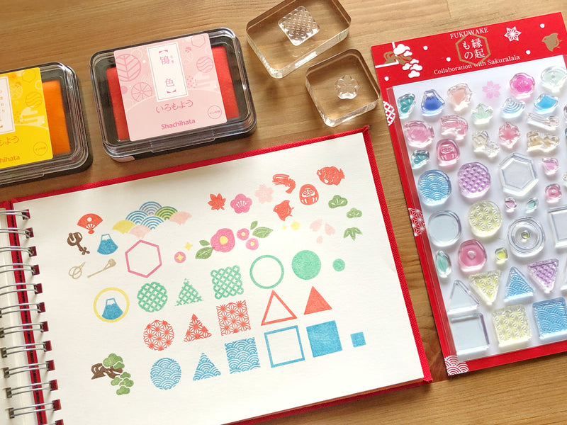 Sakuralala x Fukuwake Hanko Clear Stamps - Engimono