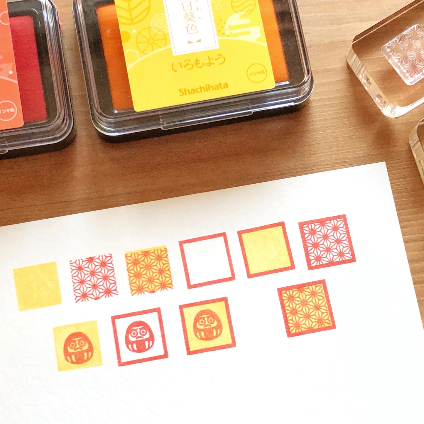 Sakuralala x Fukuwake Hanko Clear Stamps - Engimono