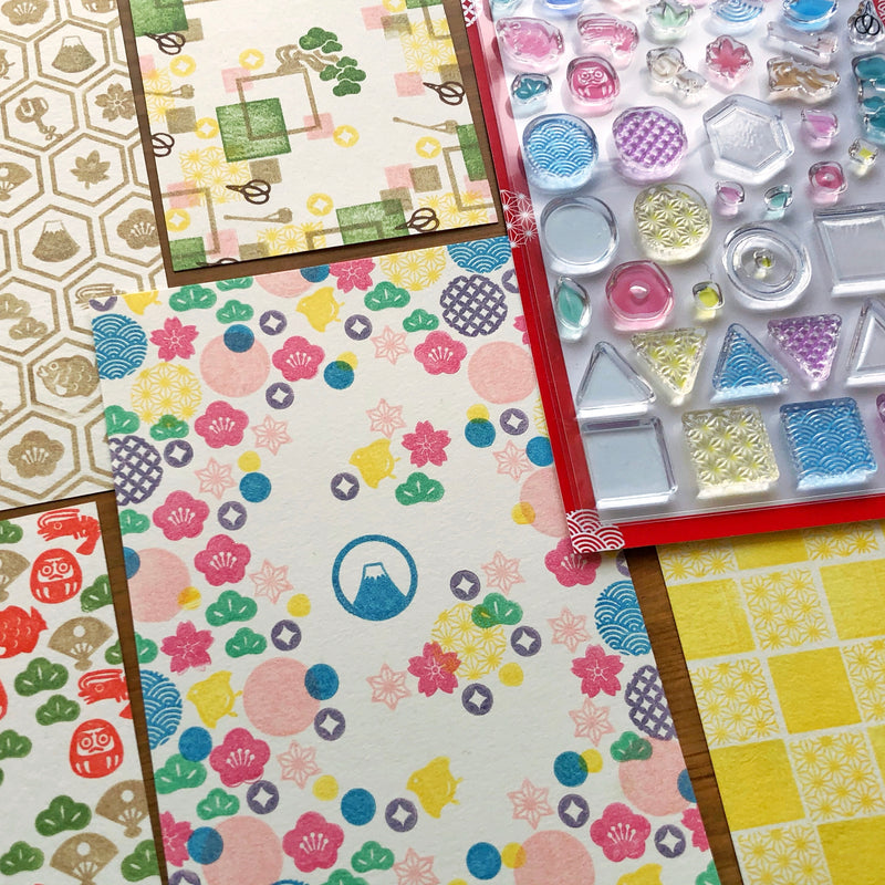 Sakuralala x Fukuwake Hanko Clear Stamps - Engimono