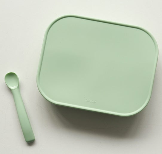 Dailylike Bonbon Silicone Grip Plate with Lid Set