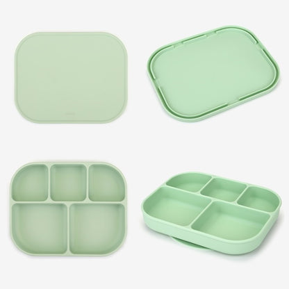 Dailylike Bonbon Silicone Grip Plate with Lid Set